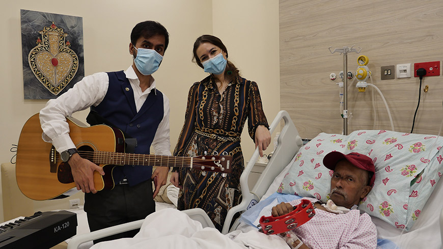 Music to Enhance Quality of Life and Healing Process of Long-Term Care Patients at Thumbay University Hospital