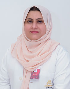 Ms. Fahmida Jafri, Clinical Dietetics and Food Safety Specialist at Thumbay University Hospital