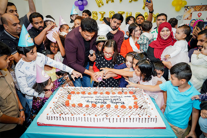 Thumbay University Hospital Marks First Birthday Extravaganza for 200 Junior Stars